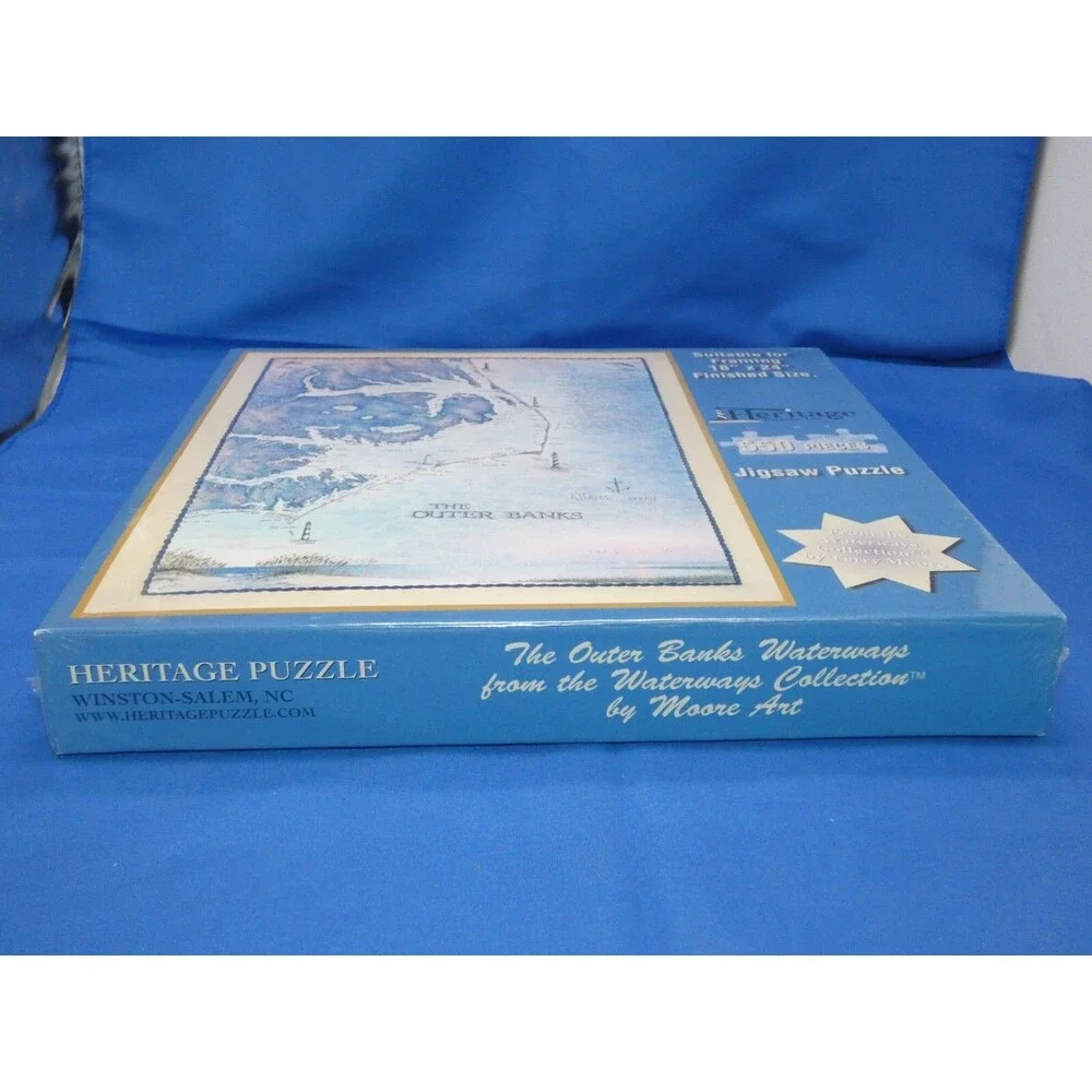 Heritage 550 Piece Jigsaw Puzzle Outer Banks Waterways Collection Terry Moore